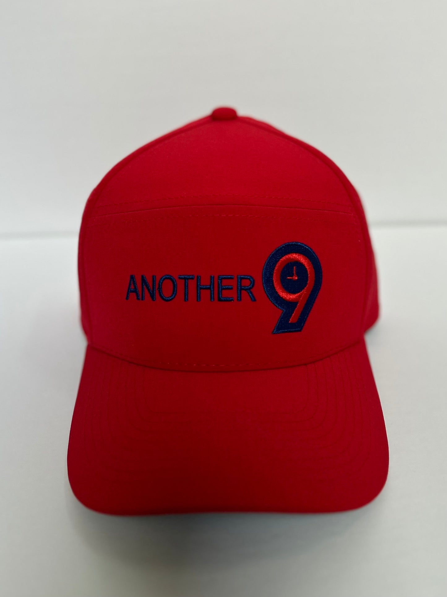 Another9 Front Pin Red & Navy